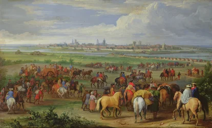 La entrada del ejército francés en Ypres, 1678
